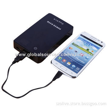 Power Bank with 11,000mAh Capacity, 5V/1A Input